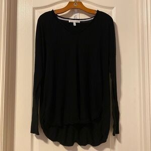 Victoria Secret Black Vneck Sweater Size Medium VGUC
